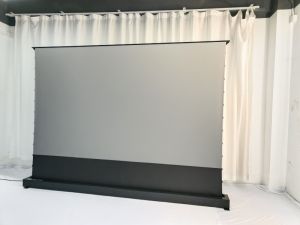 120 Inch Ultra Short Throw Floor Rising Up Tension Screen