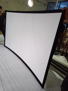 Curved Fixed Frame Projector Screen