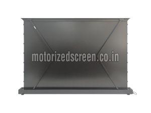 150 Inch Motorized Floor Rising Up Tension Screen