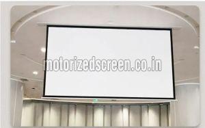 Inceilling Tab Tension Motorized Screen