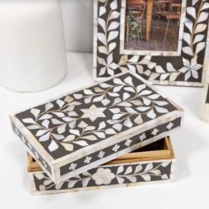 mother of pearl jewelry packaging display box