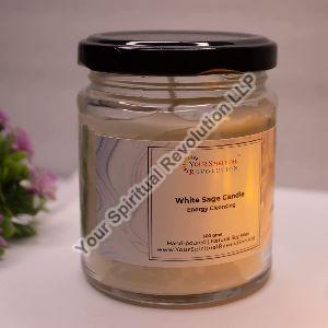 Your Spiritual Revolution White Sage Smudge Candle Home Energy Cleansing Purification Chakra Balance
