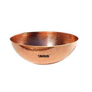 hammered copper bowl set