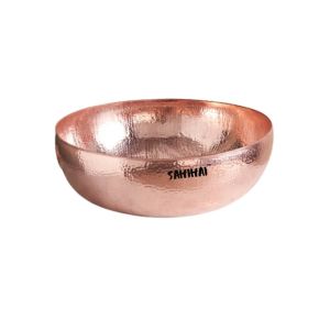 Hammered Metal Bowls with Copper Finish
