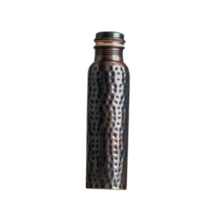 Hammered Design Copper Water Bottles