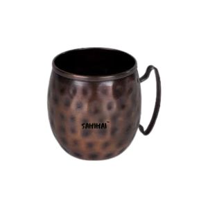 STAINLESS STEEL HAMMERED MOSCOW MULE MUG