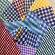 Cotton School Uniform Check Shirt Fabric