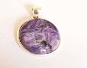 Charorite Stone Pendant