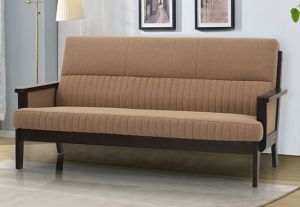 3 Seater Wooden Sofa