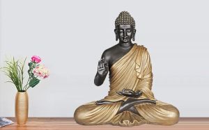 Polyresin Blessing Buddha Statue