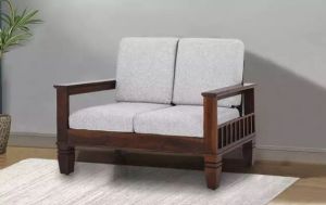 Sheesham Wood 2s Continental Sofa