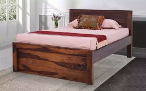 sheesham wood single bed