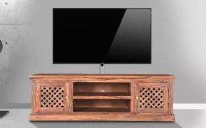 sheesham wood tv stand