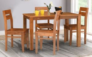 Teak Wood Dining Table Set