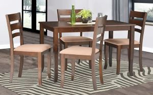Wooden 4 Seater Dining Table Set