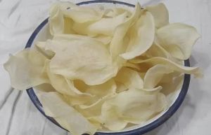 raw potato chips