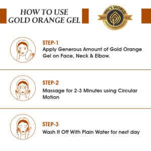 100gm Gold Orange Gel