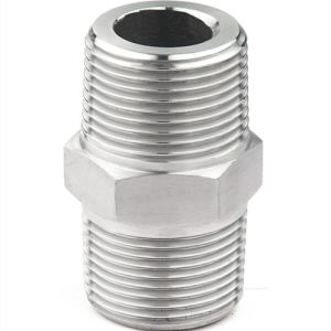 Stainless Steel Hex Nipple