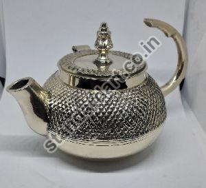 Brass Dotted Teapot