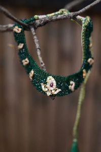 Green Crystal Beads Necklace