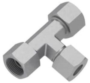 Adjustable Branch Tee Connector with Swivel Nut