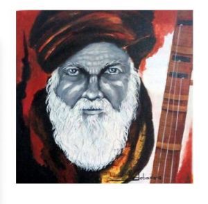 Rajasthani Folk Singer Painting