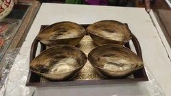 Brass Dryfruit Bowls set