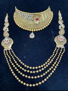 Gold Bridal Necklace Set