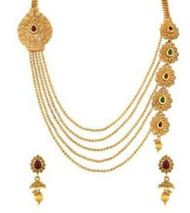 Gold Layered Necklace Set