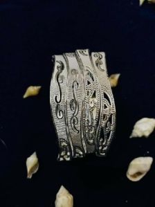 Designer Silver Bangles