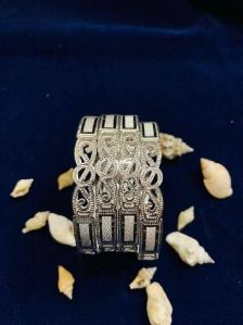 Designer Silver Bangles