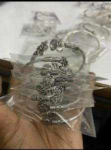 Lord Shiva Silver Bracelet