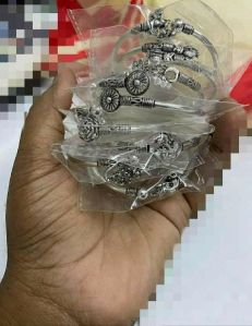 Lord Shiva Silver Bracelet