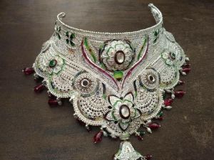 Traditional Silver Necklace Set
