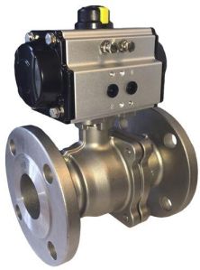 Stainless Steel Pneumatic Actuated Ball Valve