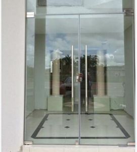 toughened glass door