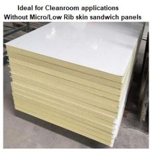 Insulated panels for cleanroom construction