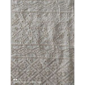 Dyeable Cotton Eyelet Fabric