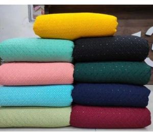 Rayon Embroidered Fabric