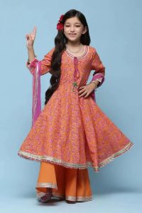 kids girl kurti palazzo set