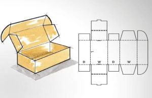 Roll End Tray With Locking Cover Box