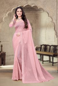 Ladies Ethereal Elegance Organza Saree