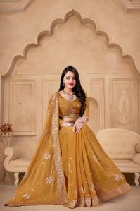 Ladies Banarasi Cotton Silk Saree