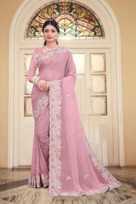 Ladies Designer Chiffon Silk Sarees