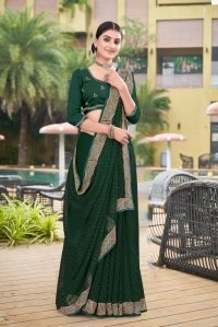 Ladies Designer Embroidered Bollywood Net Saree