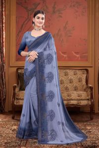 Ladies Stylish Embroidered Bollywood Net Saree