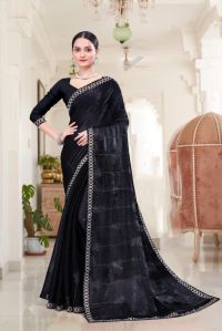 Ladies Party Wear Chiffon Sarees