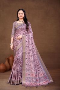 Women Cotton Silk Saree