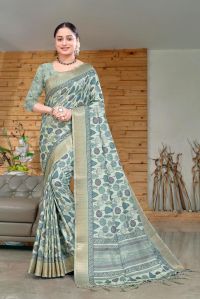 Women Cotton Silk Saree