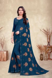 Ladies Designer Georgette Sarees